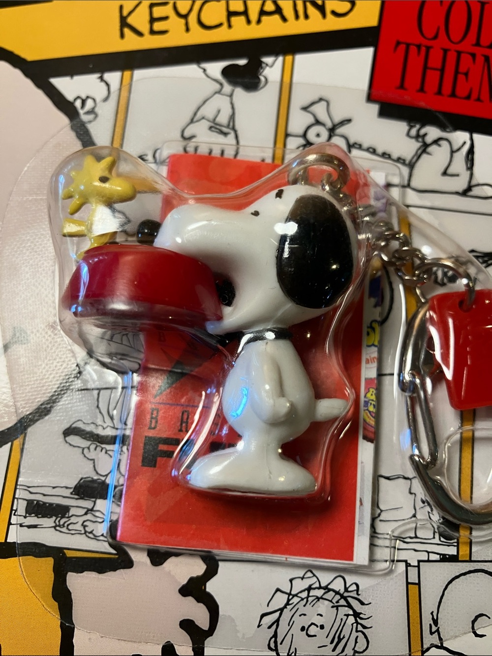 Peanuts Snoopy and Woodstock Keychain by Basic Fun - Picture 7 of 8